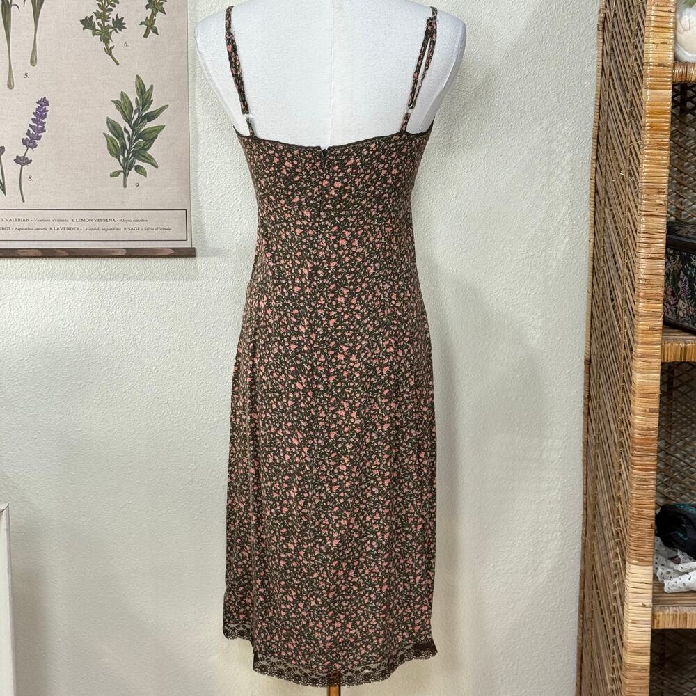 Y2k Floral Babydoll Dress Dolly Kei Cottage Prairie Shabby Chic Coquette S 6 - Picture 3 of 6